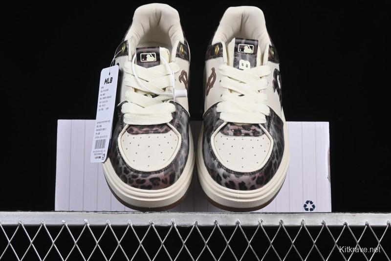 New York Yankees Chunky Liner Lux Leopard Thick Sole Casual Running Shoes - 3ASXCLE4N43BGS