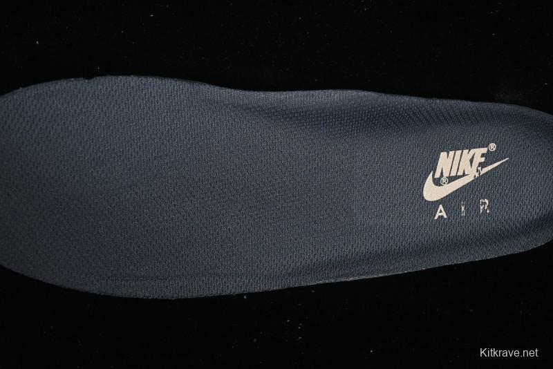 Nike Air Force 1 '07 Low Stussy Collaboration Grey Fog Swoosh Low-Top Casual Sneakers - KK1988-033