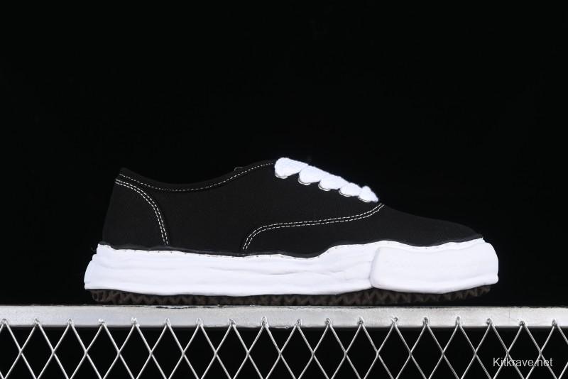 Wayne Original Sole Leather Low Sneaker with Deconstructed Ice Cream Sole - W.E5