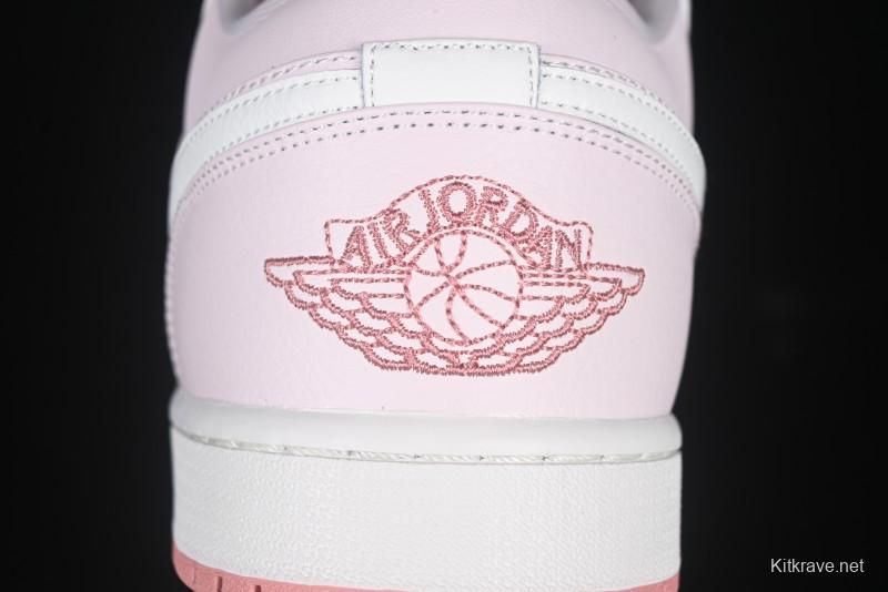Nike Air Jordan 1 Low AJ1 Retro Casual Sneakers in Youthful Pink - IH0823-611