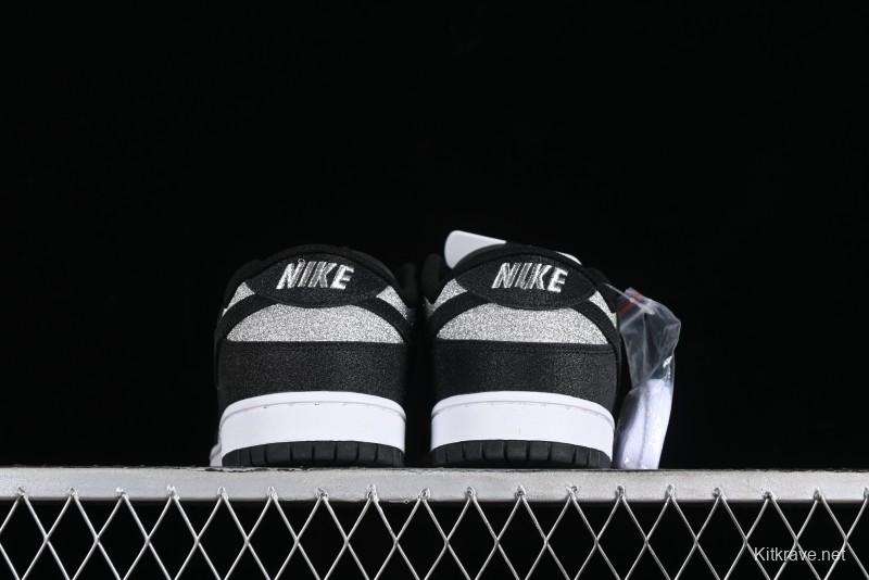 Nike SB Dunk Low Black Starry Sky Anniversary Custom Low-Top Casual Skate Shoes - LW1818-101