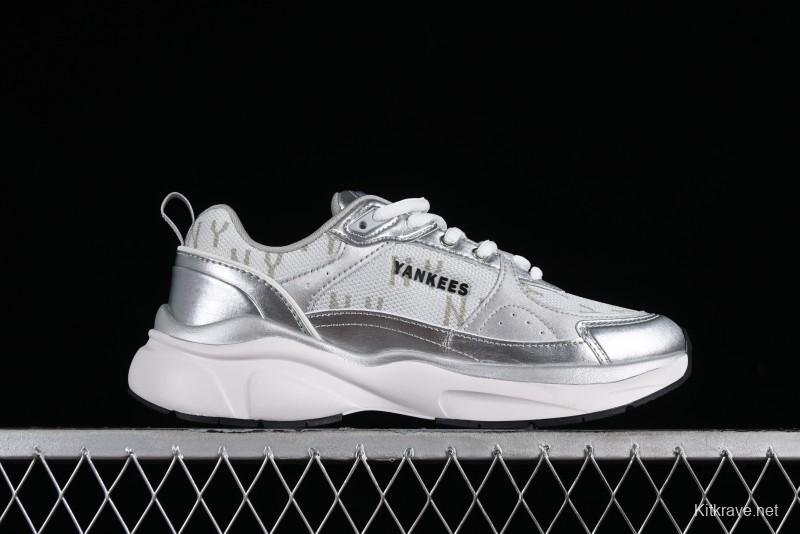 New York Yankees MLB Fast Ball Classic Monogram Retro Casual Running Shoes - 3ARNFSB4N50SIS