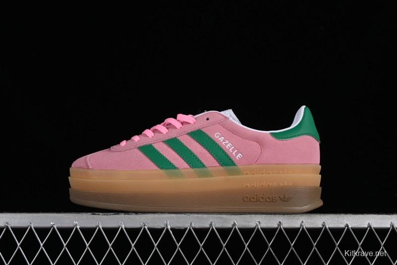 Adidas Originals Gazelle Bold IE0420 Low-Top Slip-Resistant Wear-Resistant Casual Sneakers - IE0420