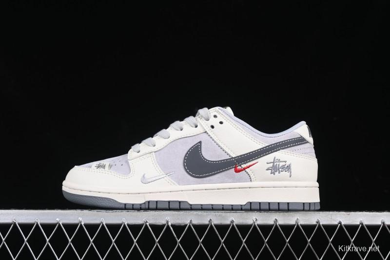 Nike SB Dunk Low Stussy Anniversary Edition Custom High-End Casual Sneakers - DM6868-027