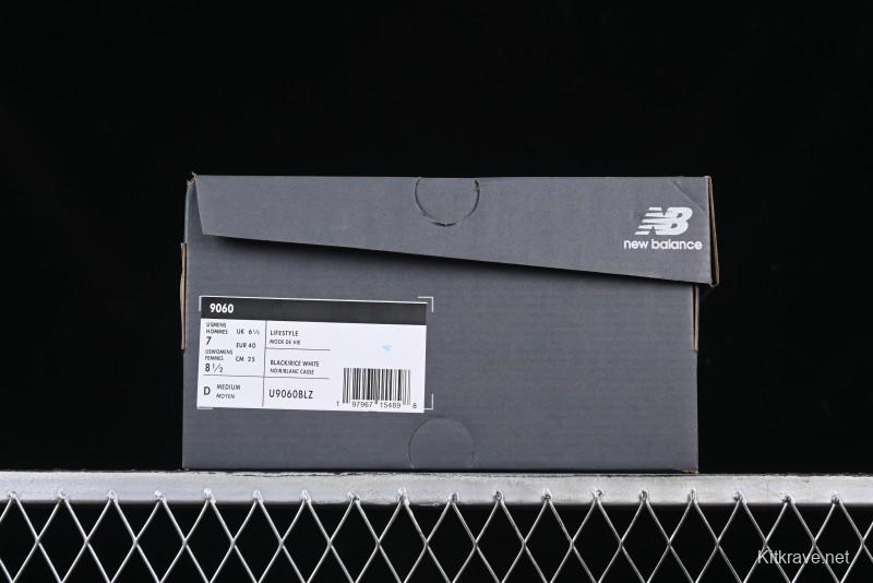 New Balance NB9060 Series Retro Casual Running Shoes with ABZORB Cushioning - U9060BLZ