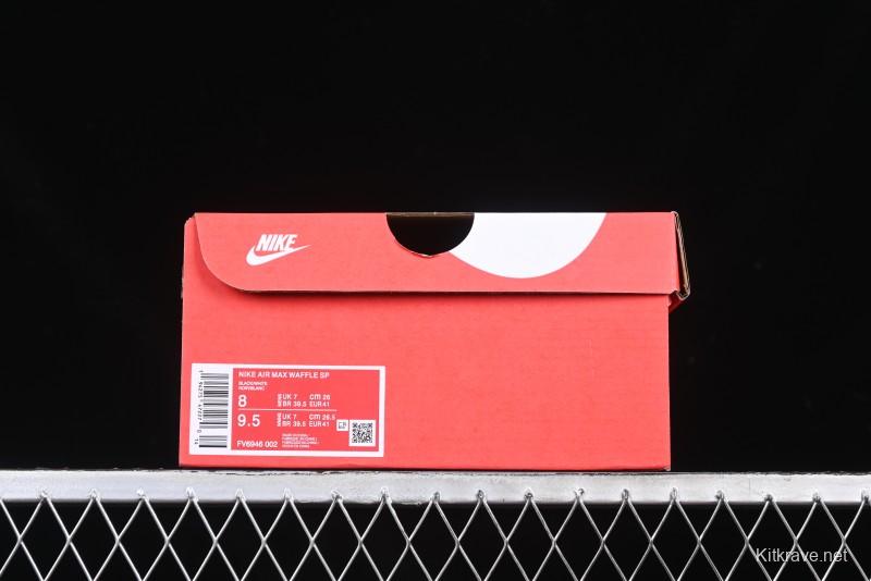 Nike Air Waffle SP Breathable Cushioned Casual Running Shoes with Tuned Air System - FV6946-002