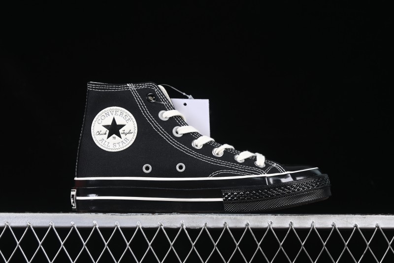 Converse Chuck 1970s High Top Canvas Sneakers with Star Stitch Design - A15743C
