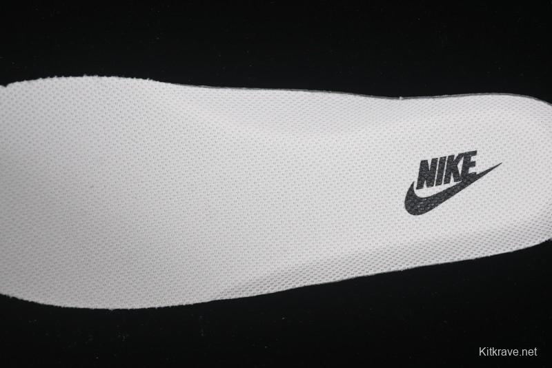 Nike Air Force 1 '07 Low Stussy Collaboration Grey Blue Black Leather Low-Top Casual Sneakers - XZ6188-199