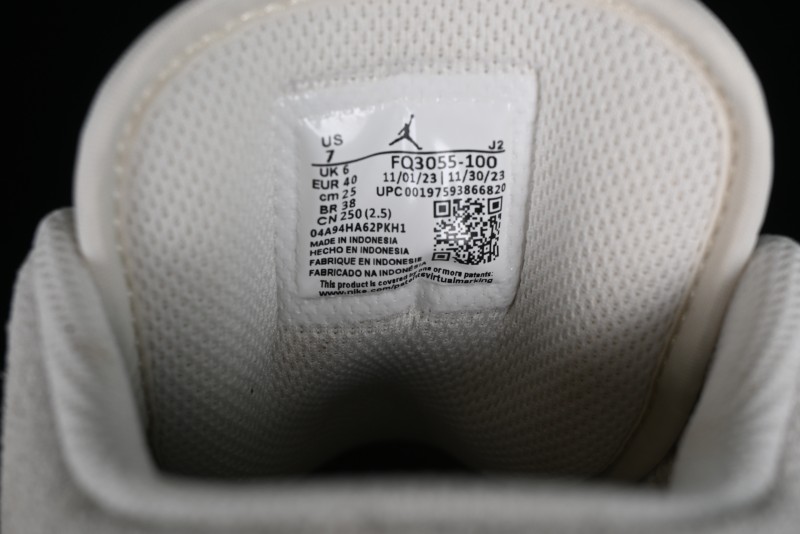 Nike Air Jordan 1 Low AJ1 Casual Sneakers in Earth Gray - FQ3055-100