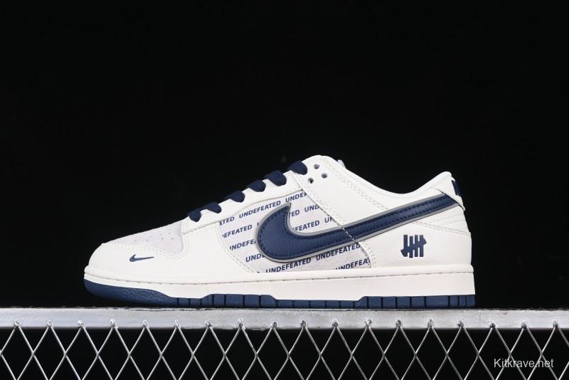 Nike SB Dunk Low UN Collaboration - Dark Blue Anniversary High-End Custom Low-Top Casual Sneakers - XX2026-666