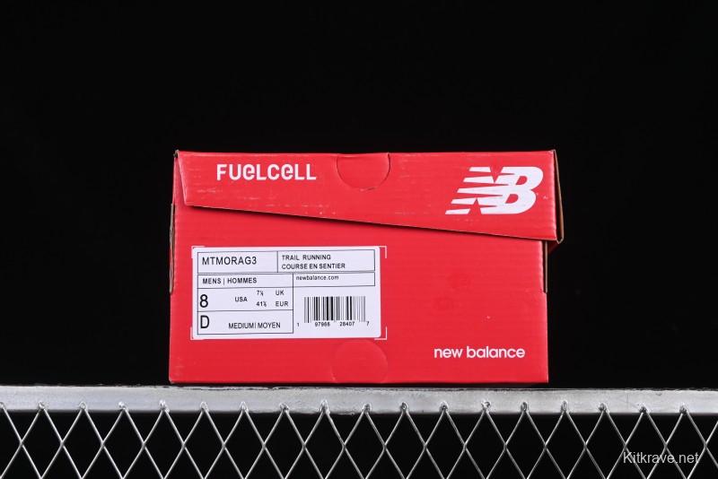 New Balance Fresh Foam X More V3TDS Low-Top Running Shoes with Durable Slip-Resistant Outsole - MTMORAG3