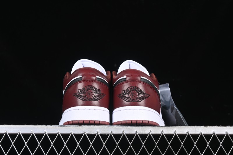 Nike Air Jordan 1 Low AJ1 White University Red Casual Sneakers - HF3148-102