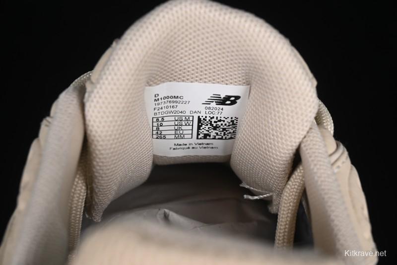 New Balance 1000 Series Retro Dad Style Low-Top Casual Running Shoes - M1000MC