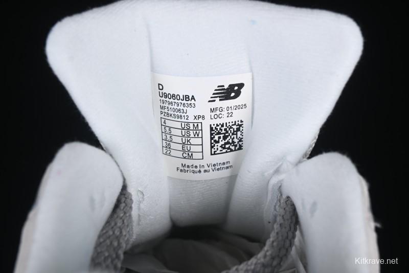 New Balance NB9060 Series Retro Casual Running Shoes with ABZORB Cushioning - U9060JBA