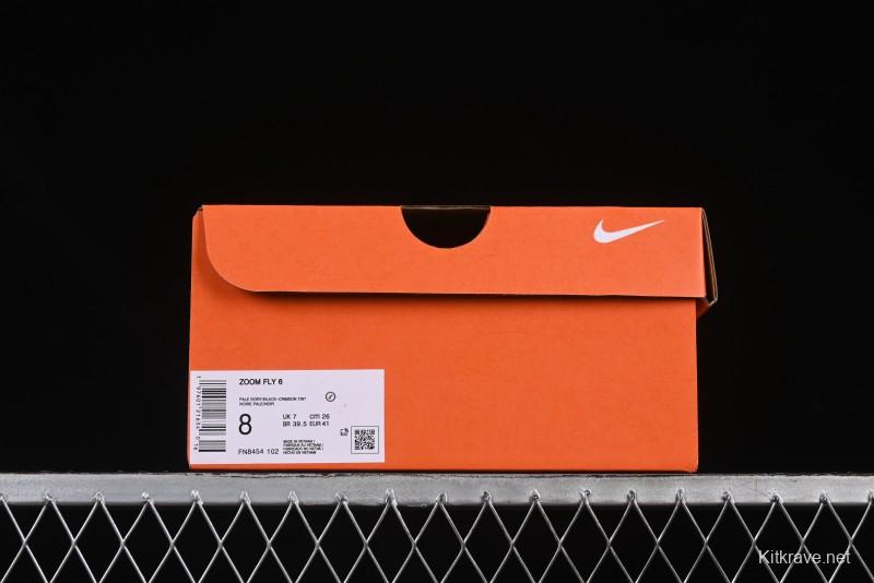 Nike Zoom Fly 6 Lightweight Responsive Running Shoes with Carbon Fiber Plate - FN8454-102