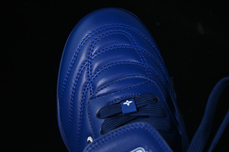 Louis Vuitton Footprint Soccer Low-Top Lifestyle Sneakers Blue - AJF6