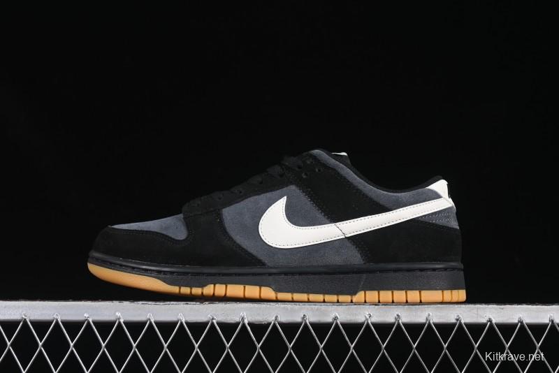 Nike Dunk Low Casual Sneakers in Black-Grey Colorway - HQ1931-001