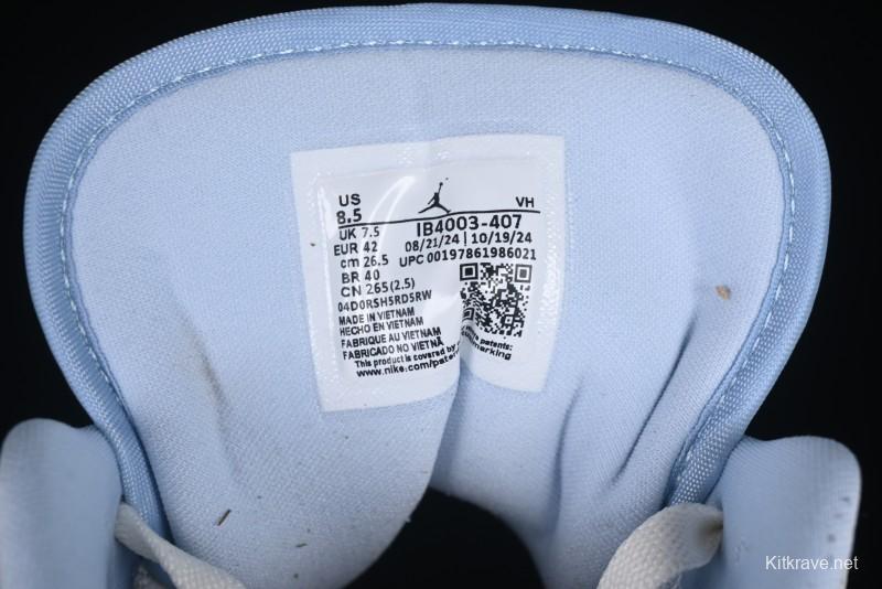 Nike Air Jordan 1 Low "Hydrogen Blue" Casual Sneakers with Retro Design - IB4003-407