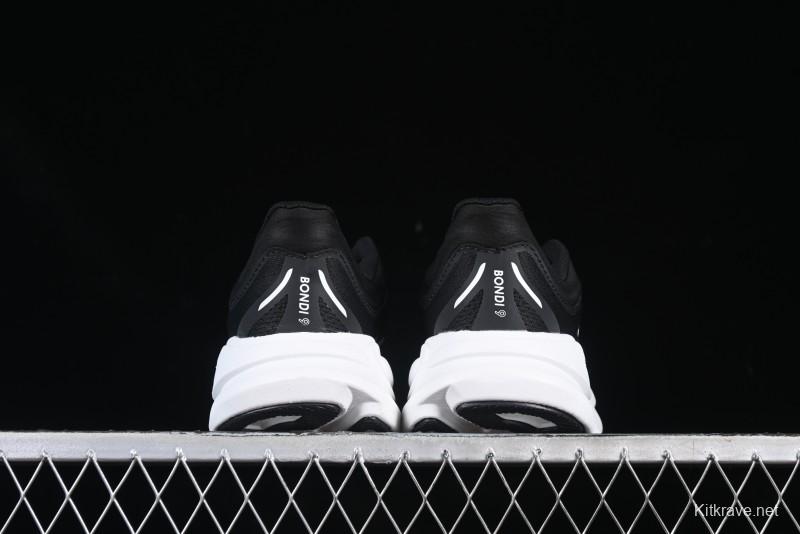 HOKA ONE ONE Bondi 9 Knit Lightweight Casual Running Shoes - 1162012 BWHT