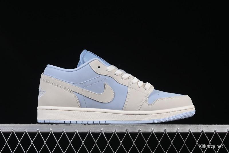 Nike Air Jordan 1 Low "Hydrogen Blue" Casual Sneakers with Retro Design - IB4003-407