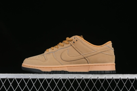 Nike SB Dunk Low Wheat Low-Top Casual Skate Shoes - HQ1932-700