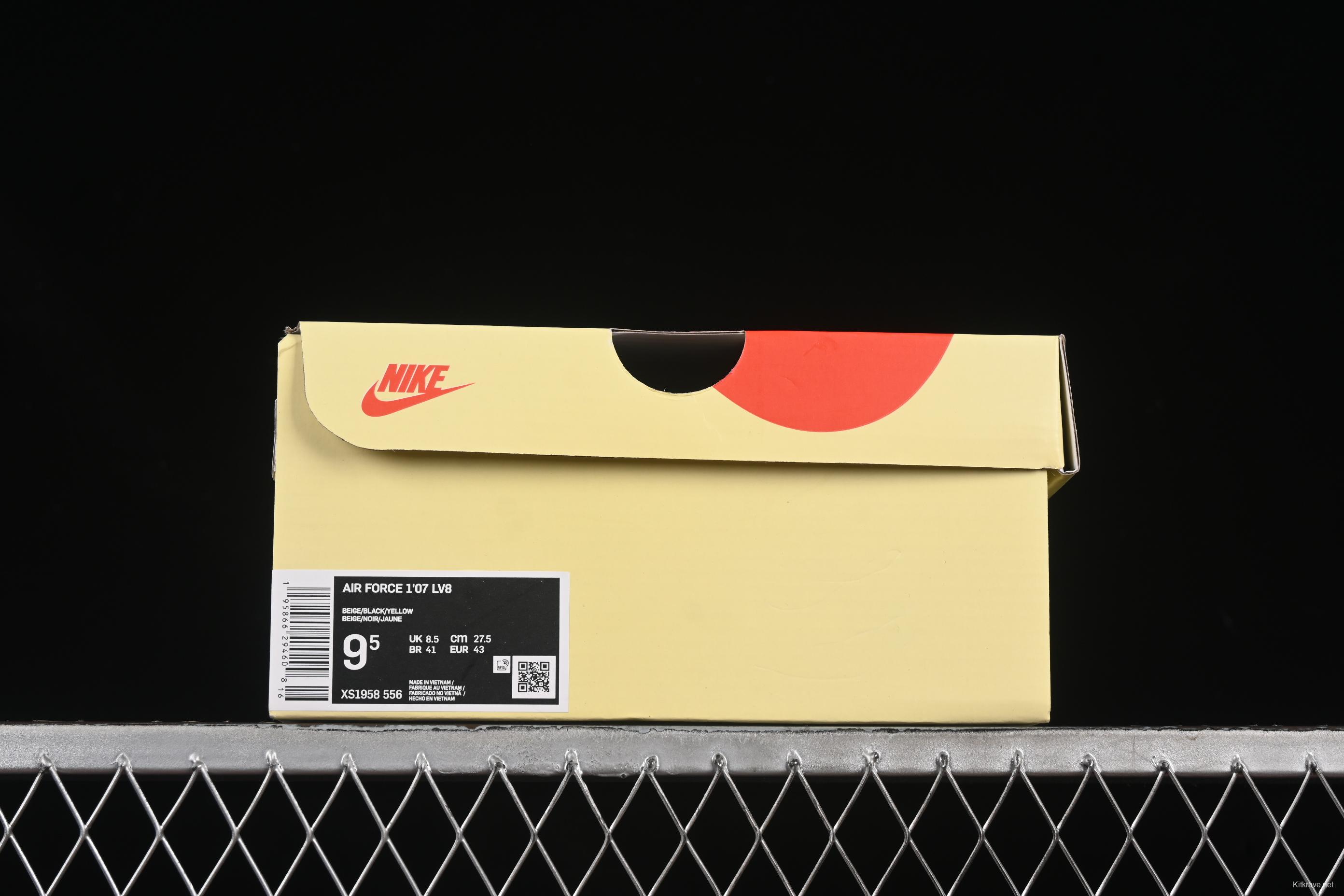 Nike Air Force 1 '07 Low Stussy Collaboration Gradient Snake Print Casual Sneakers - XS1958-556