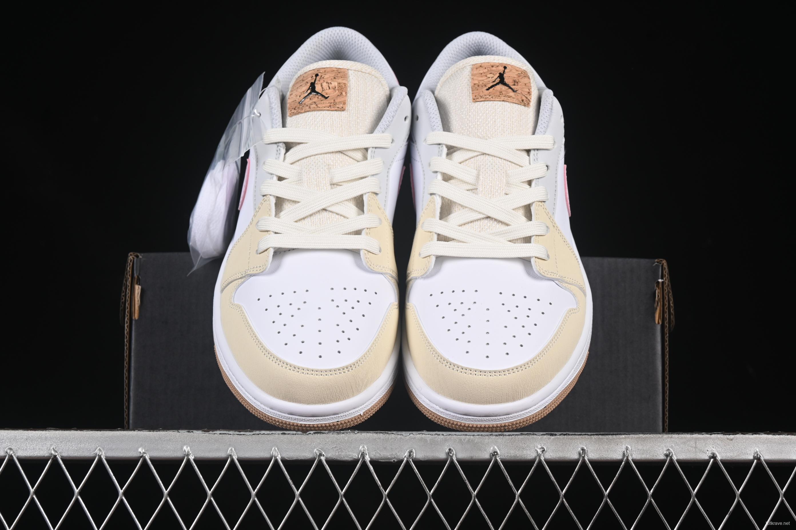 Nike Air Jordan 1 Low AJ1 Plant Embroidery Casual Sneakers - IB8861-151