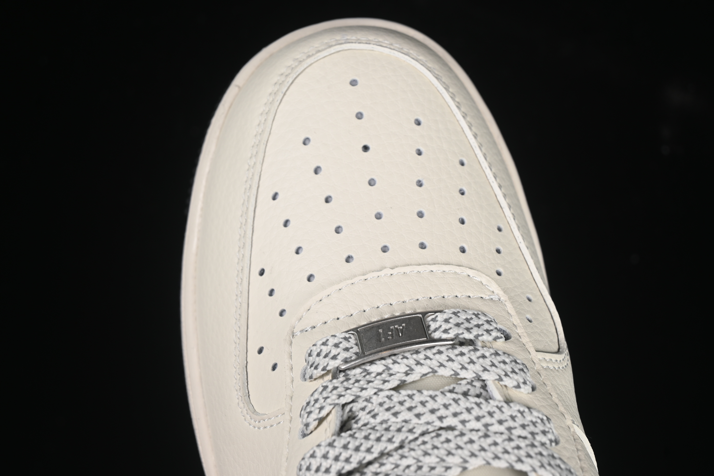Nike Air Force 1 '07 Low Stussy Collaboration Small Double Swoosh Black Sole Low-Top Casual Sneakers - XZ6188-713