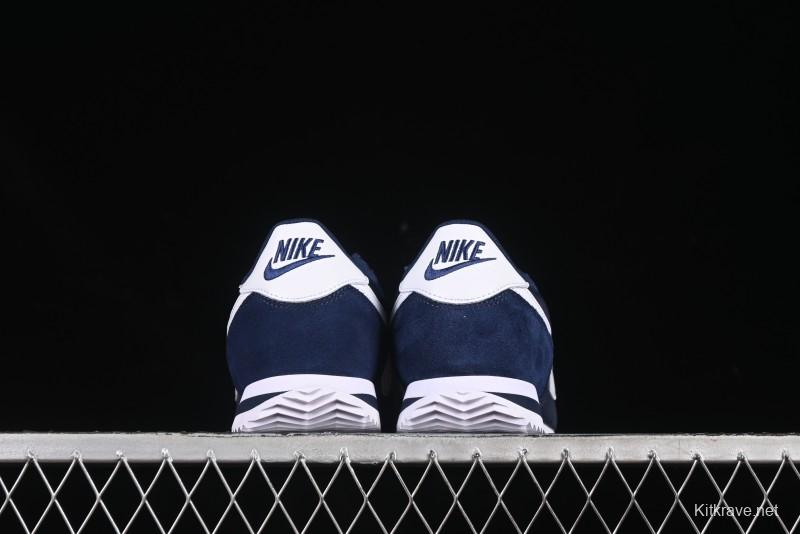 Nike Classic Cortez Leather Retro Running Shoes with Cushioned Sole - HF0263-400