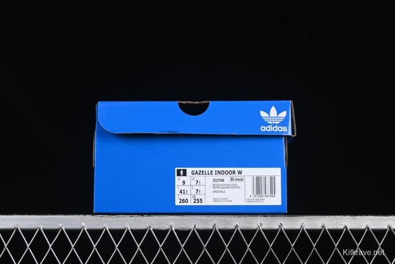 Adidas Originals Gazelle Indoor Retro Casual Slip-Resistant Wear-Resistant Low-Top Sneakers - JI2756