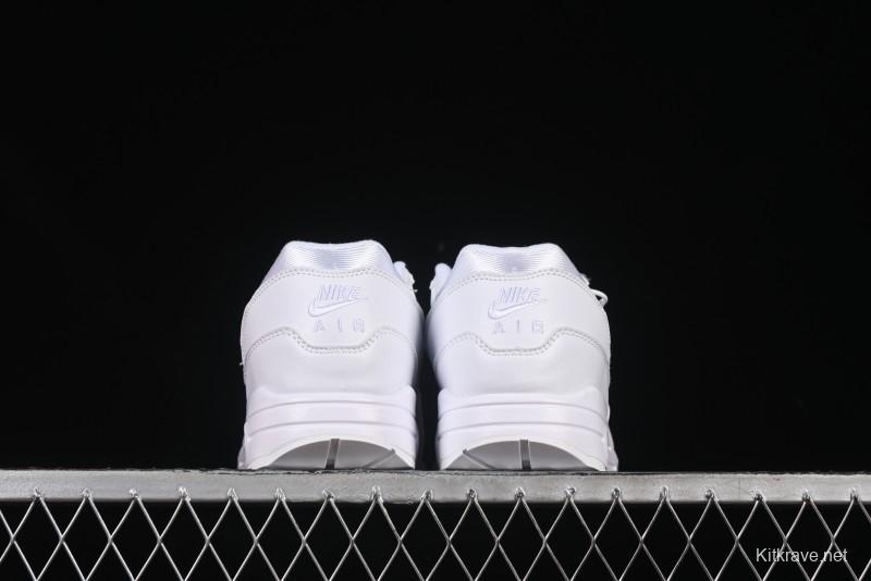 Nike Air Max 1 Retro Running Shoes with Half-Sole Air Cushion - 454746-107
