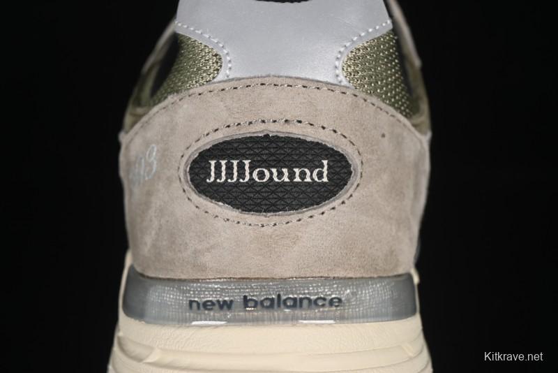 New Balance Made In USA M993 Classic Retro Running Shoes - U993JJ