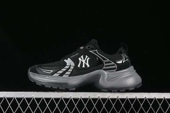 New York Yankees MLB XLG Chunky Breathable Casual Sneakers - 3ASHW045N50BKS