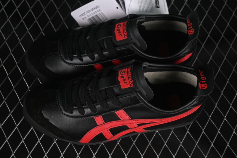 Onitsuka Tiger Mexico 66 Low-Top Leather Sneakers for Casual Running - 1183C102-004