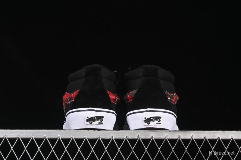 Vans Sk8-Mid Anaheim Collection Scottish Plaid Casual Low-Top Canvas Shoes - VN0A4UWIVNE