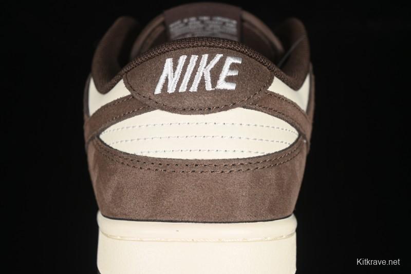 Nike SB Dunk Low White Mocha Low-Top Casual Skate Shoes - FQ8249-104