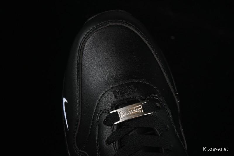 Nike Air Max 1 Retro Running Shoes with Half-Sole Air Cushion - HF8813-001