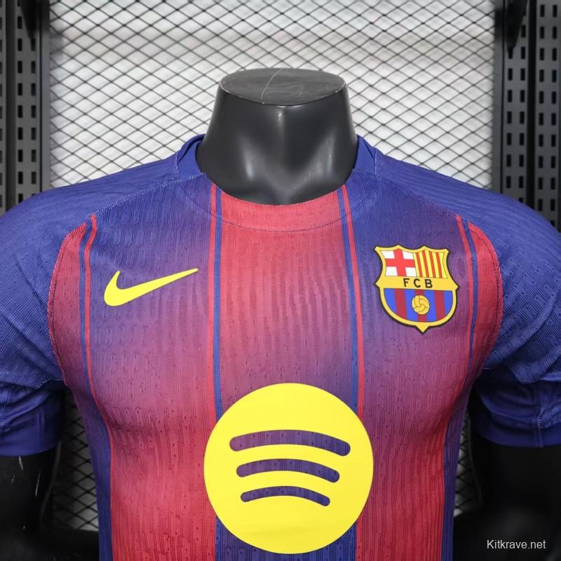 Player Version 25/26 Barcelona Home Jersey