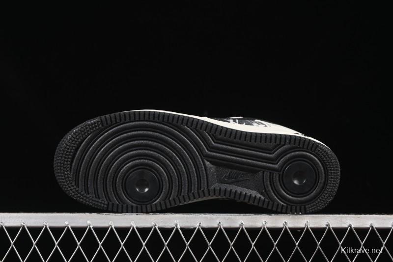 Nike Air Force 1 '07 Low LV Collaboration Cream Black Casual Sneakers - BZ6808-103