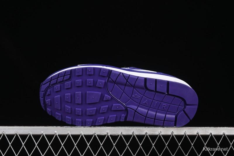 Nike Air Max 1 Retro Running Shoes with Half-Sole Air Cushion - HF8813-500