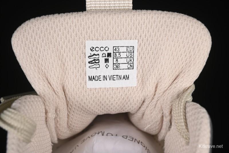 ECCO Chunky Sole Waffle Retro Running Shoes - 63093901002