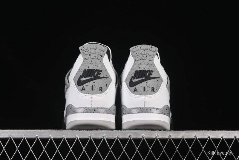 Nike Air Jordan 4 Retro White Cement Basketball Shoes - FV5029-100