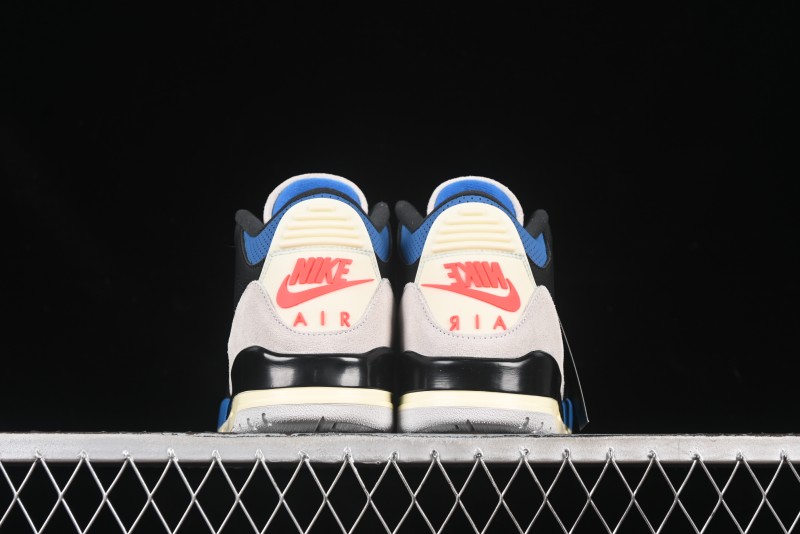 Nike Air Jordan 3 Retro OG Rare Air Sneakers with Small Reverse Swoosh - IB8967-004
