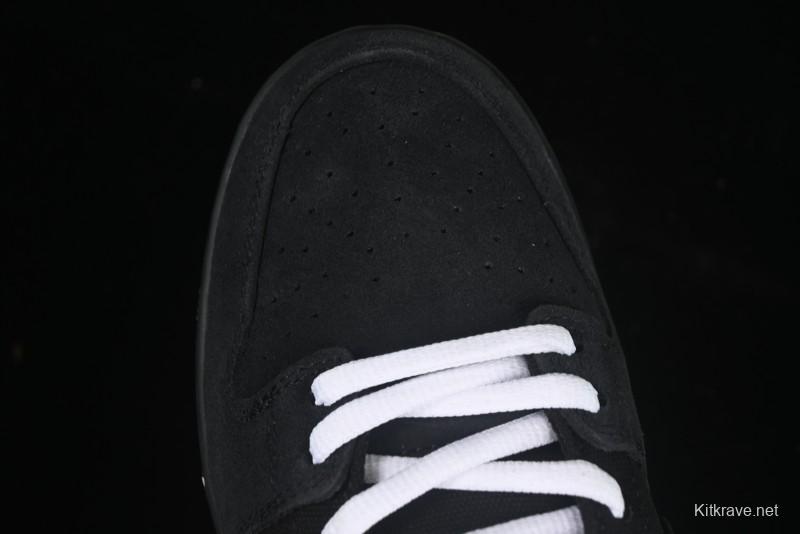 Nike SB Dunk Low Pro ISO Black Gum Rubber SB Low-Top Skateboarding Shoes - CD2563-006