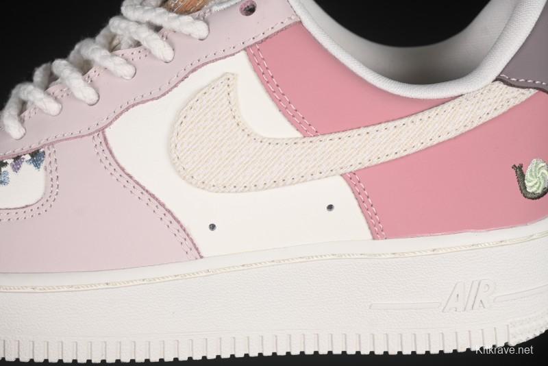 Nike Air Force 1'07 Low Casual Sneakers with Full-Length Air Cushion - IB8874-111