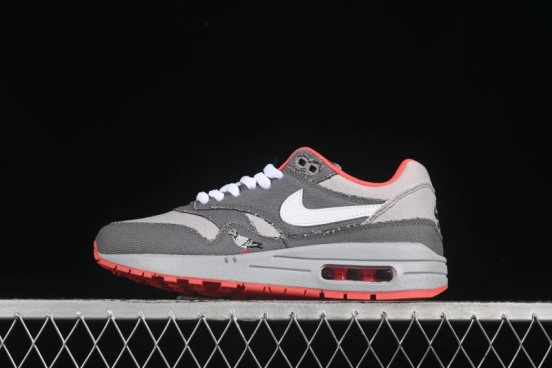 Nike Air Max 1 Retro Running Shoes with Half-Sole Air Cushion - BV1977-011