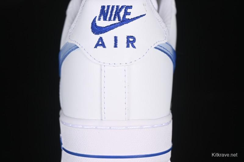 Nike Air Force 1 '07 Low Casual Sneakers with 2D Theme Gradient Sky Blue - ZH0316-076
