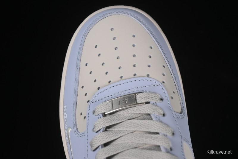 Nike Air Force 1'07 Low "Blue Star Love" 520 Series Limited Edition Casual Sneakers - DB3301-991