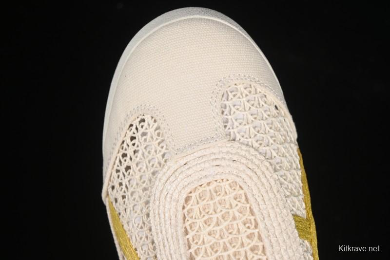 Onitsuka Tiger Mexico 66 Sabot Slip-On Shoes with Breathable Mesh Upper - 1183C123-104