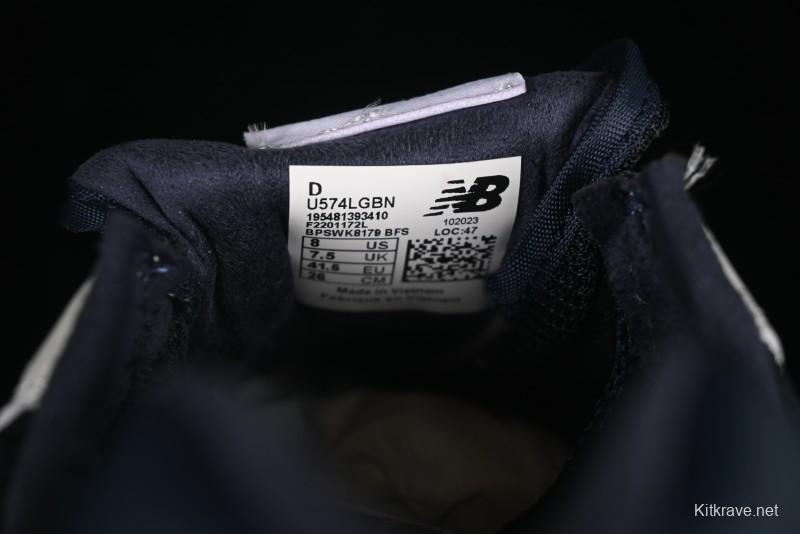 New Balance 574 Series Retro Casual Running Shoes - U574LGBN